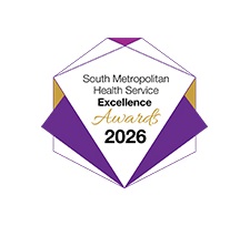 Badge reads South Metropolitan Health Service Excellence Awards 2026.